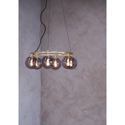 Como lysekrone messing