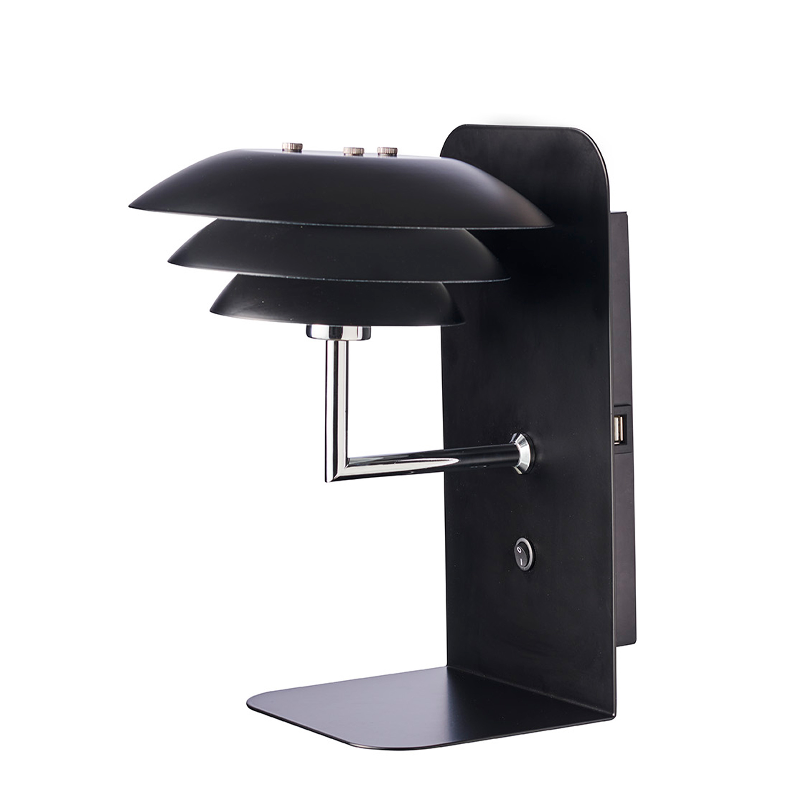 Dyberg Larsen DL20 USB væglampe sort