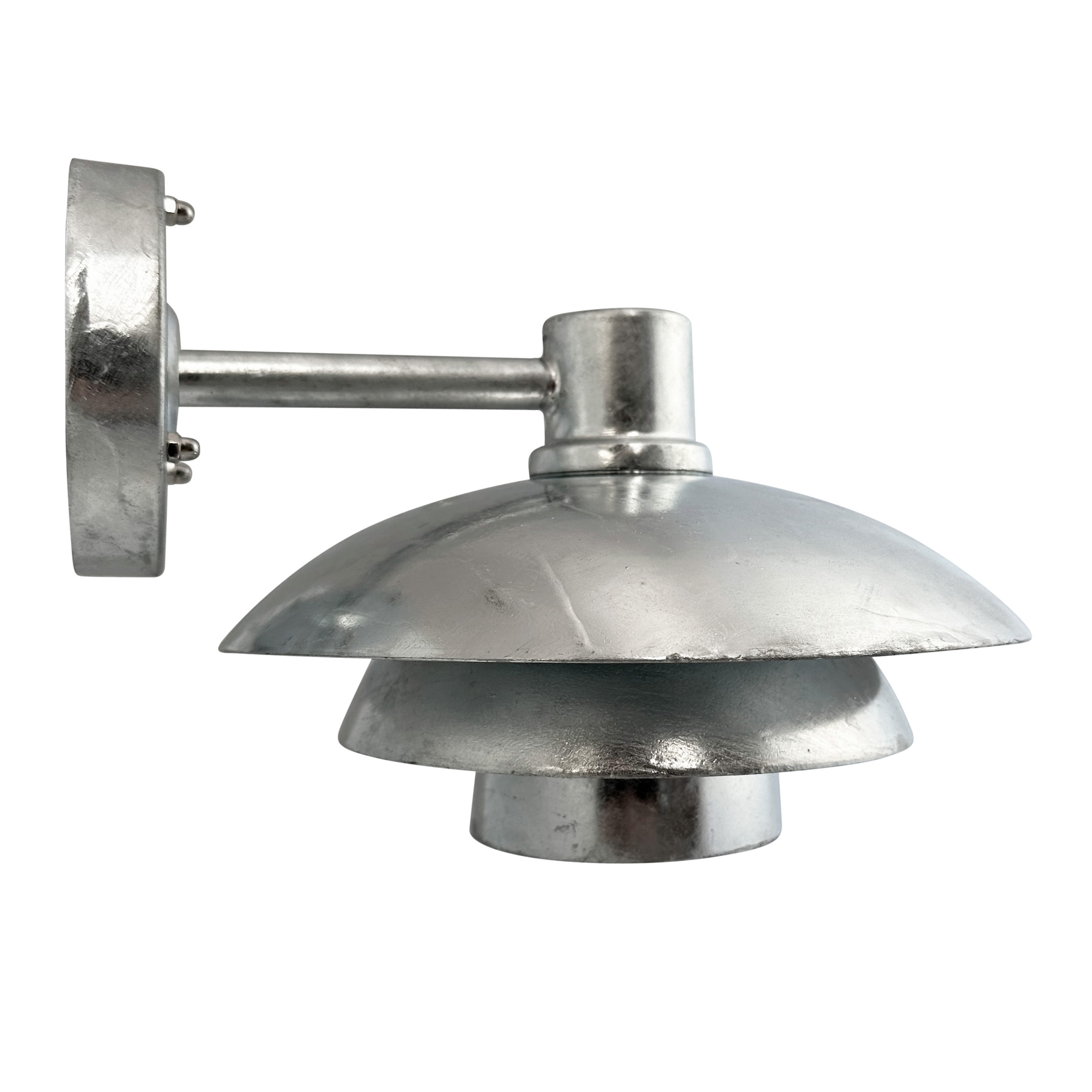Dyberg Larsen Morph D24 Galvaniseret udendørslampe væg