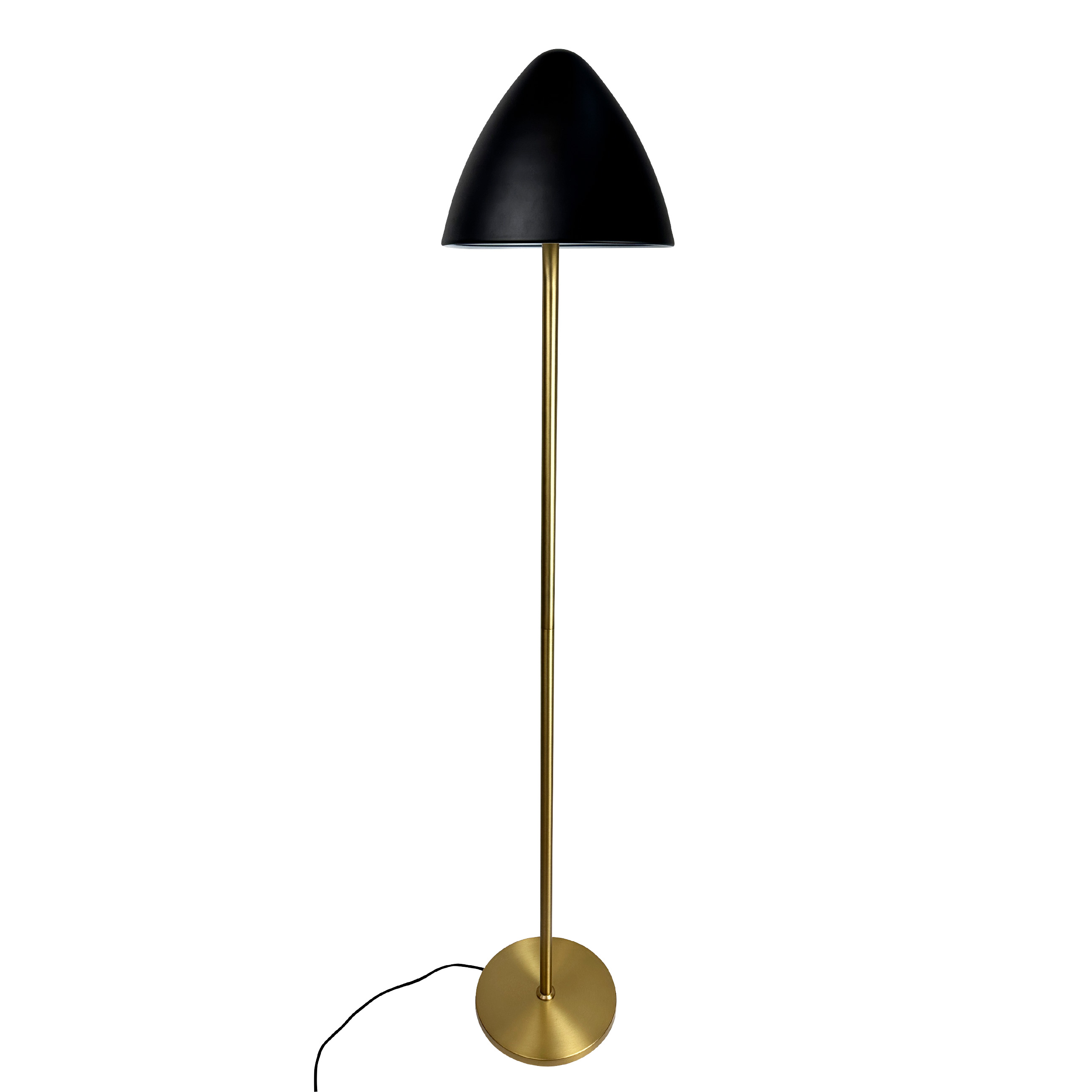 Dyberg Larsen OULU Gulvlampe sort - messing