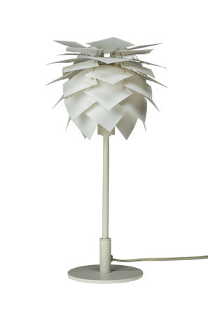 Dyberg Larsen Pineapple høj bordlampe hvid