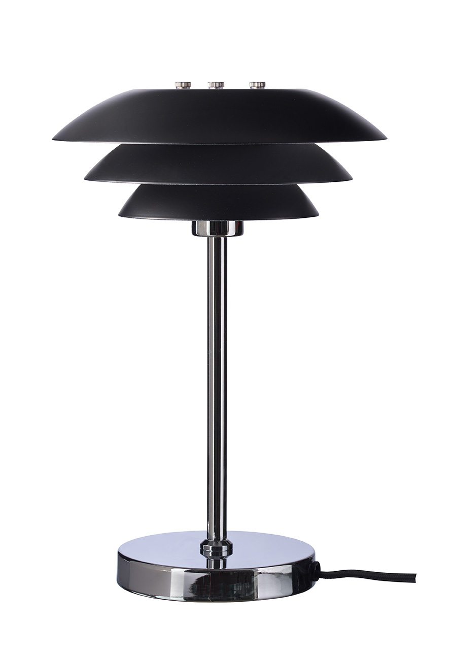 Dyberg Larsen DL20 bordlampe krom base