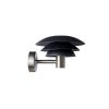 DL20 outdoor wall lamp black/steel