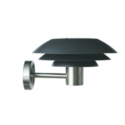 DL31 udendrs vglampe sort/stl