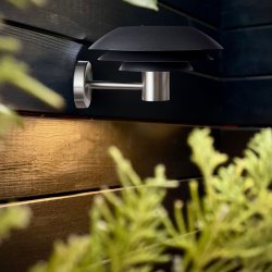 DL31 udendrs vglampe sort/stl