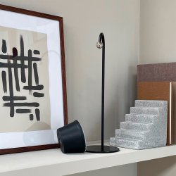 POP table lamp black rechargeable