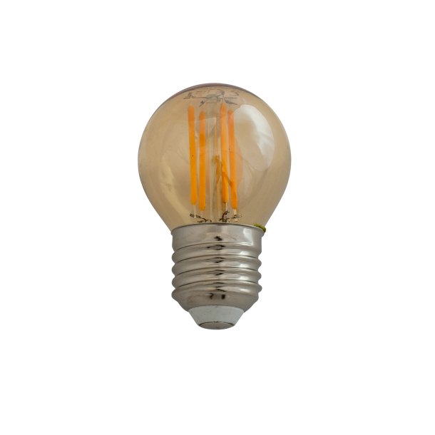Bulb E27/4W D45 amber