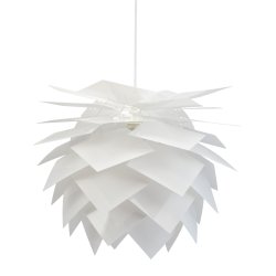 Pineapple pendel hvid D35