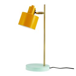 Ocean bordlampe karry/turkis