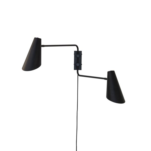 Cale wall lamp double