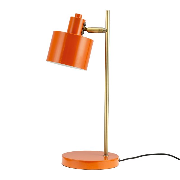 Ocean table lamp orange/ brass