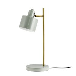 Ocean bordlampe oliven/ messing 