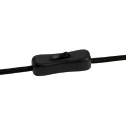 Ocean Sort/ Brstet stl Bordlampe