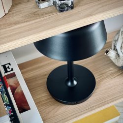 Valencia LED bordlampe sort