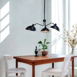 Futura chandelier black