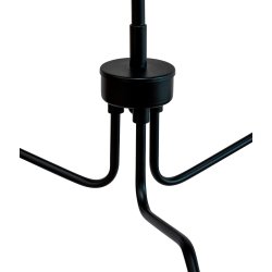 Futura chandelier black