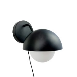 Rose vglampe mat sort