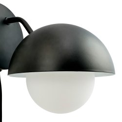 Rose vglampe mat sort