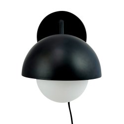 Rose vglampe mat sort