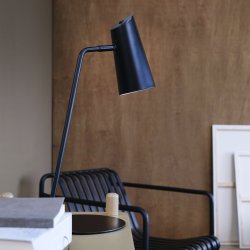 Pallas bordlampe sort