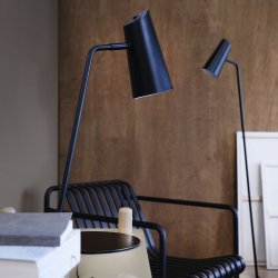 Pallas bordlampe sort