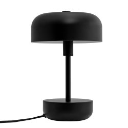 Haipot sort bordlampe