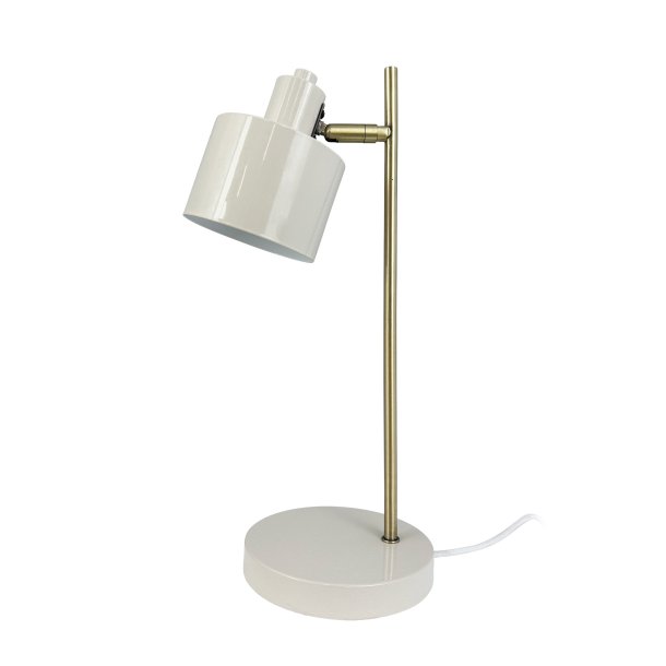 Ocean Beige/brass table lamp