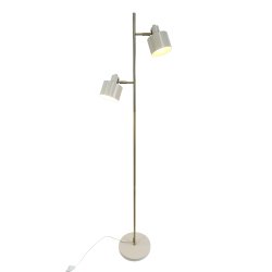 Ocean Beige / messing gulvlampe