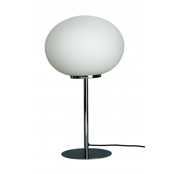 Queen table lamp chrome