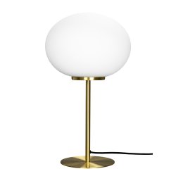 Queen bordlampe messing