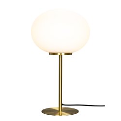 Queen bordlampe messing