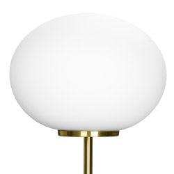 Queen bordlampe messing