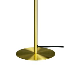 Queen bordlampe messing