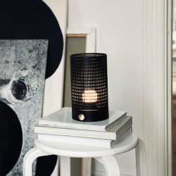 Mesh sort/ messing lanterne