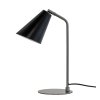 Oswald sort/stl bordlampe