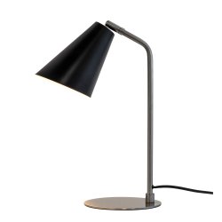 Oswald sort/stl bordlampe