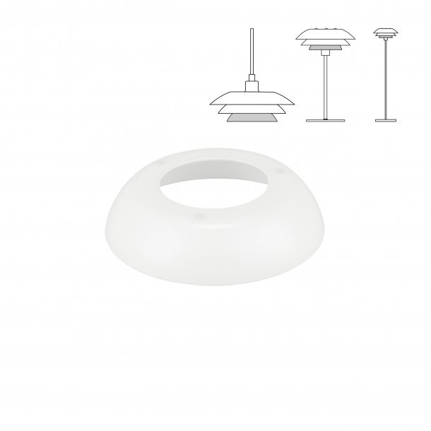 DL31 glass, small shade, pendant