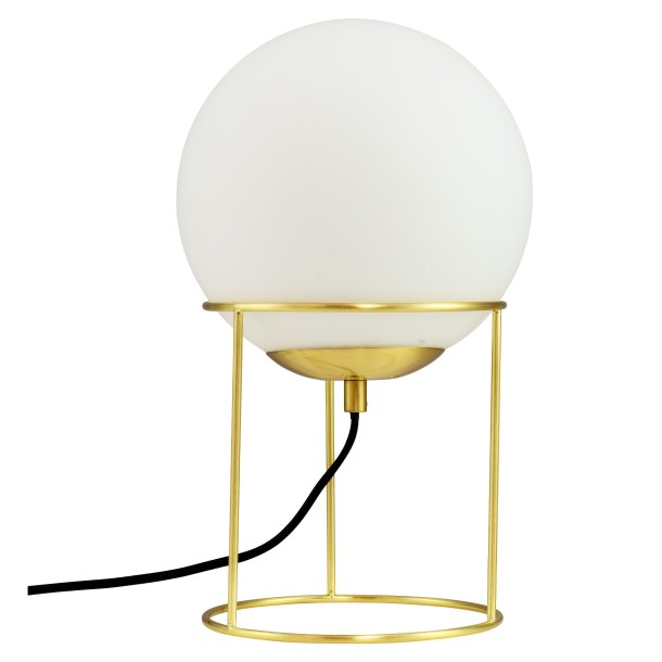  Madrid opal/ brass table lamp