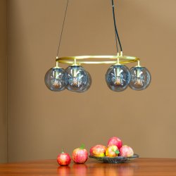 Como lysekrone messing