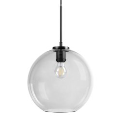 Loop pendant dark glass D30