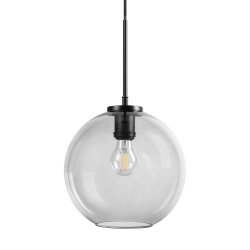 Loop pendant dark glass D25