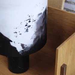 Molly table lamp marble