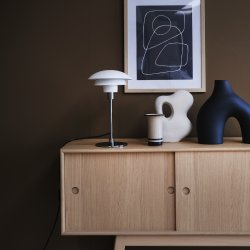 Morph bordlampe hvid 