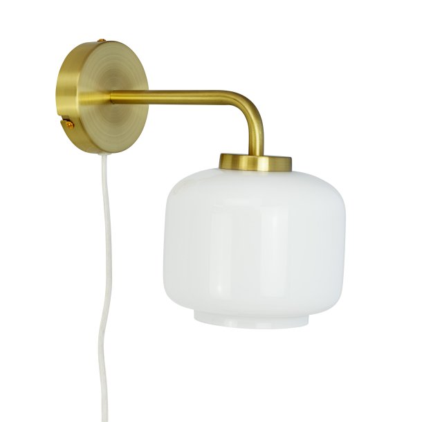  Arp D15 opal/brass wall lamp