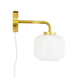  Arp D15 opal/brass wall lamp