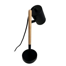 Woody table lamp black/wood 