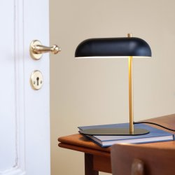 Arch table lamp matt black / brass