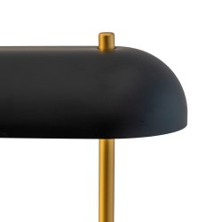 Arch table lamp matt black / brass