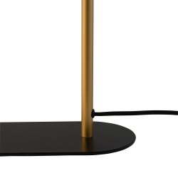 Arch table lamp matt black / brass