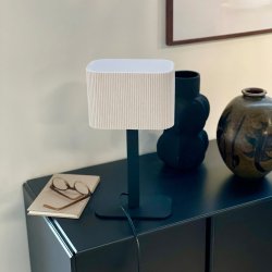 Calix Bordlampe med oval stofskrm